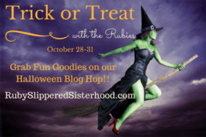 Ruby Blog Hop Halloween Giveaway Logo